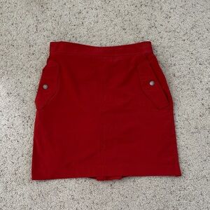 Athleta Red/Orange Mini Skort
